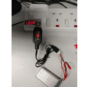 7.4 V 2s Lipo Lítiové Batérie, USB Nabíjačky Malých Štyri Osi Nabíjacieho Kábla Nabíjanie Pripojenie Linka pre RC Model Auta Mini-q Wltoy