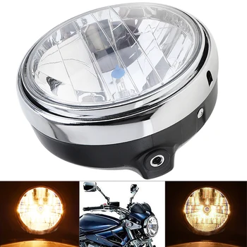 7 Palcový 12V 35W Univerzálne Motocyklové Svetlometu Jasný Objektív Lúč Motocykel Svetlometu Kolo LED Svetlomet vhodné na Honda CB