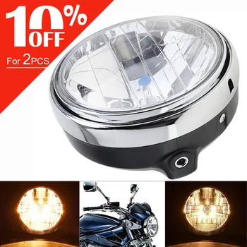 7 Palcový 12V 35W Univerzálne Motocyklové Svetlometu Jasný Objektív Lúč Motocykel Svetlometu Kolo LED Svetlomet vhodné na Honda CB