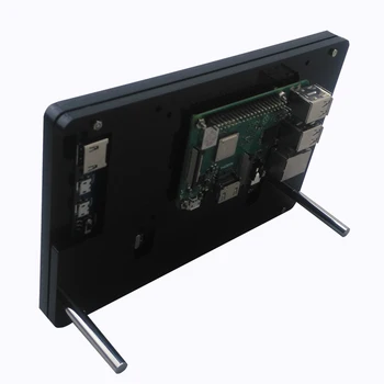 7 Palcový LCD Akryl Prípade Raspberry Pi 3 Model B LCD Dotykový Displej Monitor Konzolu Prípade pre Raspberry Pi 4 LCD Displej