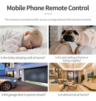 720P, WiFi, Noc Kamera, Mobilný Telefón na Diaľkové Ovládanie Fotoaparátu EWeLink APP Control Pre Domáce Dieťa Security Monitor