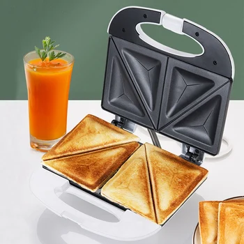 750W Domov Automatické Dvojité Kúrenie Hriankovač Raňajky Sandwich Hriankovač Toastie Maker NÁS Plug
