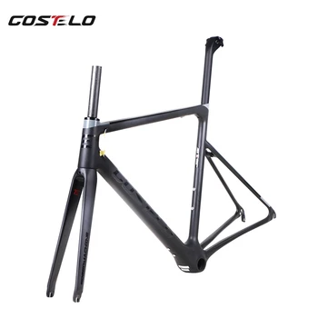 766g len Costelo Speedmachine 1.0 ultra ľahkých uhlíkových cestnej bike rám DISK požičovňa bicicleta rám z uhlíkových vlákien bicykel rám