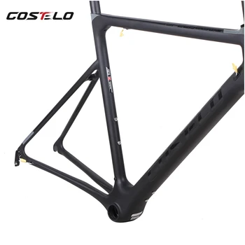 766g len Costelo Speedmachine 1.0 ultra ľahkých uhlíkových cestnej bike rám DISK požičovňa bicicleta rám z uhlíkových vlákien bicykel rám