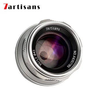 7artisans 35mm F1.2 Objektív pre Sony E-mount / / pre Fuji XF APS-C Fotoaparát Príručka Mirrorless Fixed Focus Objektív A6500 A6300 X-A1