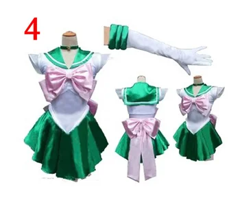 7styles Sailor Moon Cosplay Kostým Jednotné Fancy Dress Up Sango Minako & Námorník Neptún & Sailor Mars Celý Set Battleframe