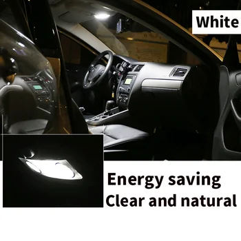 7x Canbus bez Chýb Interiérové LED Svetla Kit Balík pre 2009-2019 Nissan 370Z Auto Príslušenstvo Mapu Dome batožinového priestoru Licencia Svetlo