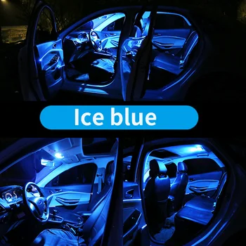 7x Canbus bez Chýb Interiérové LED Svetla Kit Balík pre 2009-2019 Nissan 370Z Auto Príslušenstvo Mapu Dome batožinového priestoru Licencia Svetlo