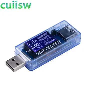 8 in1 QC2.0 3.0 4-30v MX17 Elektrickej energie USB kapacita napätie tester aktuálne meter monitor voltmeter ammeter