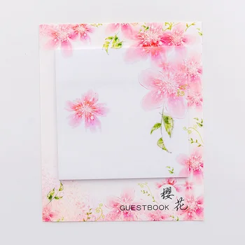 8 ks Sakura sticky note Čerešňový kvet kvet memo pad Post denník plánovač marker to kniha návštev Kancelárske Školské potreby F024