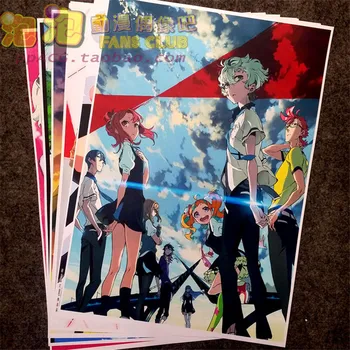 8 ks/set Anime Kiznaiver plagát Agata Katsuhira Sonozaki Noriko obrazov na stenu miestnosti nálepky hračky A3 plagáty Filmu