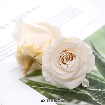 8 Ks/Veľa 4-5 cm Červená Večný Kvet Ruže Hlavy High-end Konzervované Kvety Nesmrteľný Ruže Kvet Valentína DIY darčekovej krabičke