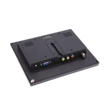 8 palcový TFT LCD Farebný Monitor CCTV Obrazovky Monitora VGA, BNC AV Vstup pre PC KAMEROVÝ Bezpečnostný Vzdialené a Stojan Otáčanie Obrazovky