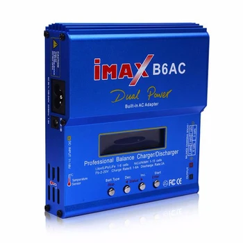 80W IMAX B6AC RC Rovnováhu Lipo Batérie, Nabíjačky B6 AC Nimh Nicd lítiové Batérie, nabíjačky + EU/US/UK/AU elektrickej zástrčky doprava zadarmo