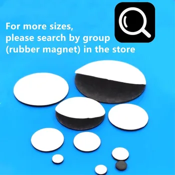 80x1 Kolo Magnetické Chladnička Nálepky Fit Glass Cabochon Chladnička Magnet DIY Chladnička Magnet Tabuli Nálepku 80 x 1mm