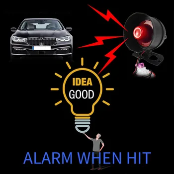 810-8131 Univerzálny Vibrácií Auto Anti-theft Systém Zariadenia Auto Alarm Príslušenstvo Zariadenia Auto Alarm