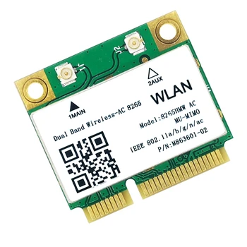 8265 AC Karty WiFi Podporu MU-MiMO 1200M 2.4/5G Mini PCIE Bluetooth 4.2 pre Win7 Win Win 8 10 Linux