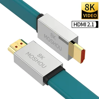 8K HDMI 2.1 Káble Ultra High Speed 8K@60Hz 48Gps Kompatibilné s Apple TV 4K LG TV Samsung QLED TV Multimedia Interface Kábel