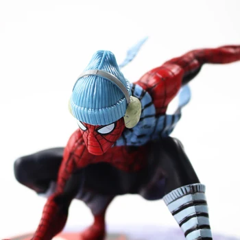 9 cm Marvel Avengers Spiderman The Amazing Spider Man ARTFX + SOCHA 1/10 Rozsahu Pre-Maľované Model Auta PVC Akcie Obrázok Hračka