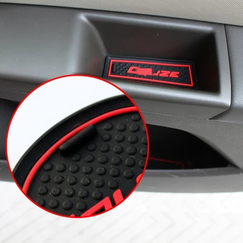 9 kusov auto štýl interiéru anti-slip mat dvere groove mat gumy vody dráha vhodné pre Chevrolet Cruze 2009-