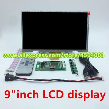 9 palcov 800*480 pre Raspberry pi PC TTL matrix displej LCD, HDMI Monitor AT090TN10 12 malých ovládač rada Audio controller