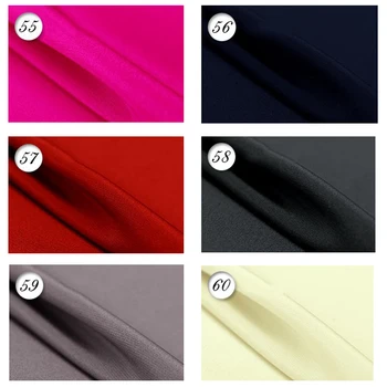 90 Pure Color moruša Hodvábny Krep Textílie Pre Ženy Šaty Cheongsam tričko Šírka 114 cm Oblečenie handričkou Diy Šitie 2018 HOT