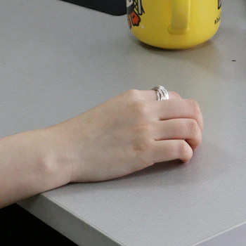 925 sterling silver zapojenie & snubný prsteň Módne euramerican krúžok puzzle prsteň pre ženu, muža, chlapec a dievča prst šperky