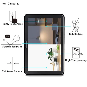 9H Premium Tvrdeného Skla Pre SM-T583 Screen Protector Samsung Galaxy Tab Advanced2 T583 10.1 Ochranné Sklo Film Stráže