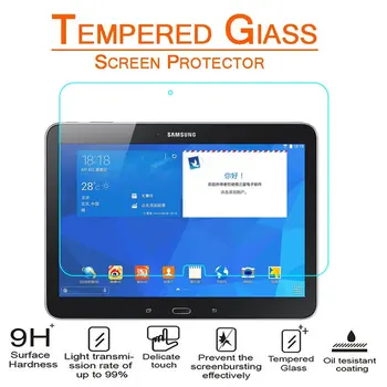 9H v nevýbušnom Tvrdeného Tvrdeného Skla Pre Samsung Galaxy Tab 4 T530 T531 T535 SM-T530 10.1 palcový Displej Chrániť Kryt
