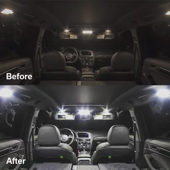 9x Canbus bez Chýb Interiérové LED Svetla Kit Balík pre-2017 Kia Forte príslušenstvo Mapu Dome batožinového priestoru Licencia Svetlo