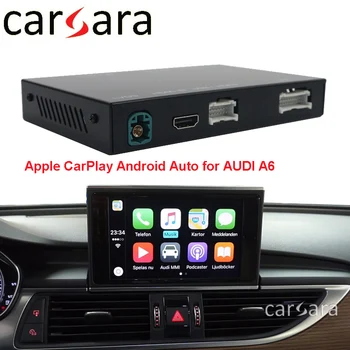 A U D I A6 C7 CarPlay Bezdrôtového Modulu 2020 Rádio Aktualizovať Nové Riešenie Auto MMI Android Auto Zrkadlo Telefón Odkaz