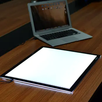 A4 Digitálne Kreslenie Grafický Tablet LED Light Box Sledovanie Kópiu Rada Maľovanie Písací Stôl Tri-Plynulú úroveň Stmievania