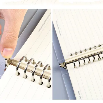 A5 na Horizontálne Línie Mriežky Notebook Binder Notebook jednoduché, ale funkčné izby Rozoberať Mriežky Študenta Binder Notebook Školy Kancelárske potreby