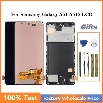 A51 LCD Samsung Galaxy A51 A515 Lcd Displej Dotykový Displej Digitalizátorom. Montáž Dielov Pre Samsung A515 A515FN/DS A515F