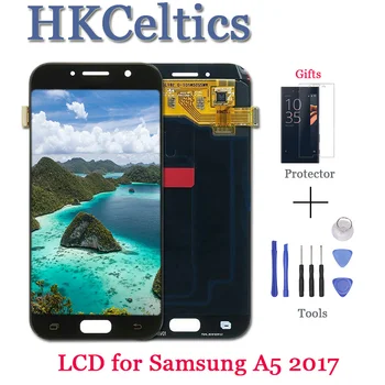 A520f lcd Samsung Galaxy A5 2017 LCD A520 SM-A520F LCD Displej Digitalizátorom. Dotykový Displej Pre samsung a5 2017 Displej lcd
