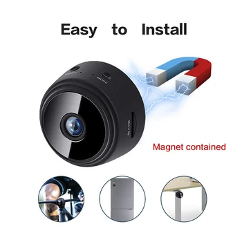 A9 Mini Kamera Pôvodné 1080P IP Kamera, smart Home Security IR Noc Magnetické Bezdrôtový Mini Videokamera Dohľadu Wifi Kamera