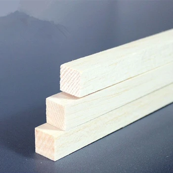 AAA+ balzové drevo námestie roštov balzové drevo, laty dĺžky 500mm 2/3/4/5/6/8/10/12/15/20/25/30 RC lietadlo budovy model balzové drevo