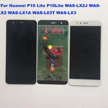 AAA Pre Huawei P10 Lite P10Lite BOL-LX2J BOL-LX2 BOL-LX1A BOL-L03T BOL-LX3 BOL-LX1 LCD Displej Dotykový Displej Digitalizátorom. Montáž