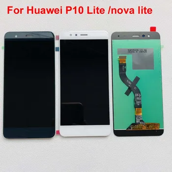 AAA Pre Huawei P10 Lite P10Lite BOL-LX2J BOL-LX2 BOL-LX1A BOL-L03T BOL-LX3 BOL-LX1 LCD Displej Dotykový Displej Digitalizátorom. Montáž