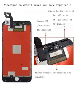 AAAA Obrazovke LCD displej Pre iPhone 6 6p 7 7P 8 8P LCD Displej Montáž Digitalizátorom. S 3D Dotyk, Testované