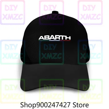 Abarth Auto Rally Baseball Cap Logo Fiat Italia Čierne Bavlnené Čiapky Mens Top Hatss Bavlna Módne Oblečenie Mužov M