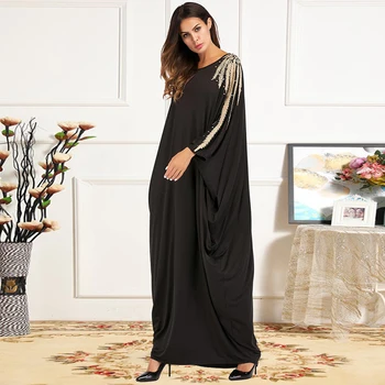 Abaya Dubaj Turecko Kaftan Hidžáb Moslimských Maxi Šaty Islam Oblečenie Afriky Šaty Abayas Pre Ženy Župan Musulman De Režim Femme