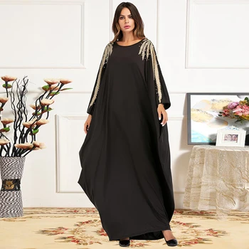 Abaya Dubaj Turecko Kaftan Hidžáb Moslimských Maxi Šaty Islam Oblečenie Afriky Šaty Abayas Pre Ženy Župan Musulman De Režim Femme