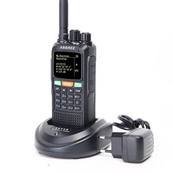 ABBREE AR-889G GPS SOS Walkie Talkie 10Watts 999CH Nočnej Podsvietenia, Duplex Repeater Dual Band Duálny Príjem Lov Ham Rádio CB