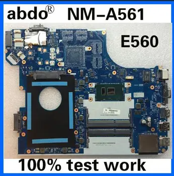 Abdo BE560 NM-A561 základná doska pre Lenovo Thinkpad E560 E560C notebook doske FRU 01AW102 CPU i3 6100U DDR3 test práca