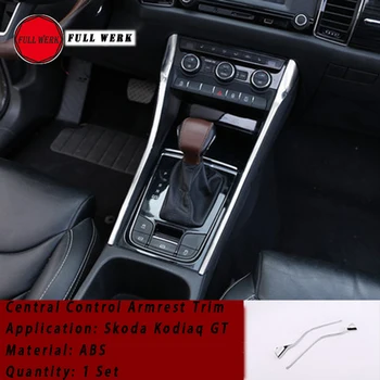 ABS Auto Styling Interiérom Centrálne Riadenie, lakťová opierka Výbava pre Škoda Kodiaq GT Vnútorné Rukoväť Opierkou Výbava Nálepku Krytu Príslušenstvo