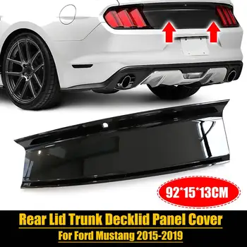 ABS Lesklej Čiernej Auto Zadné Veko batožinového priestoru Decklid Panel Kryt Držiak Pre Ford Mustang Pre-2019 Auto Príslušenstvo Auto Styling