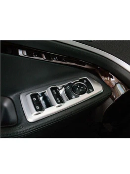 ABS Matný Chróm Interiérové Dvere Okno Spínač Kryt Trim 4pcs Pre Ford Explorer 2011 2012 2013