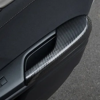 ABS uhlíkových vlákien dvere, lakťová opierka ochranný kryt s rukou dekorácie úpravy Na Honda Civic 10. 2016 2017 2018 2019 2020