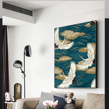 Abstraktné Maliarske Plátno HD obrazov na Stenu Pre Obývacia Izba Domáce Dekorácie Plagáty A Vytlačí Vták Cestovné Sky Moderné Nástenné Art